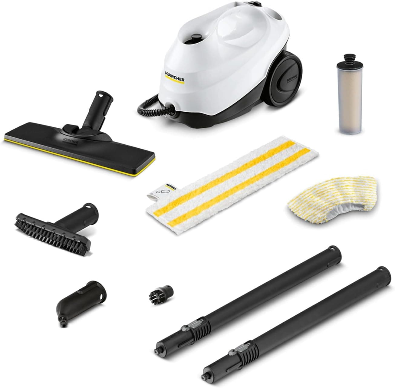 Kärcher SC 3 EasyFix steam cleaning a tiled floor