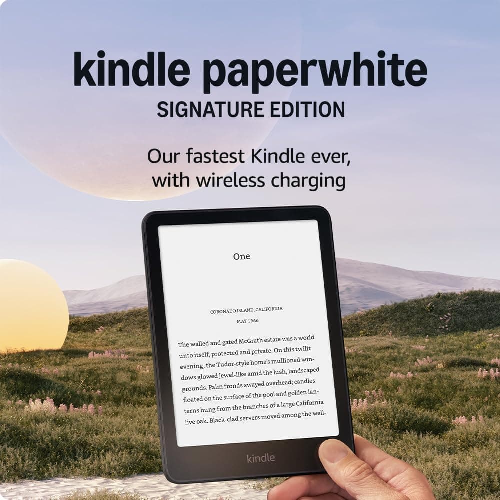 Amazon Kindle Paperwhite Signature Edition 2024 in Metallic Black