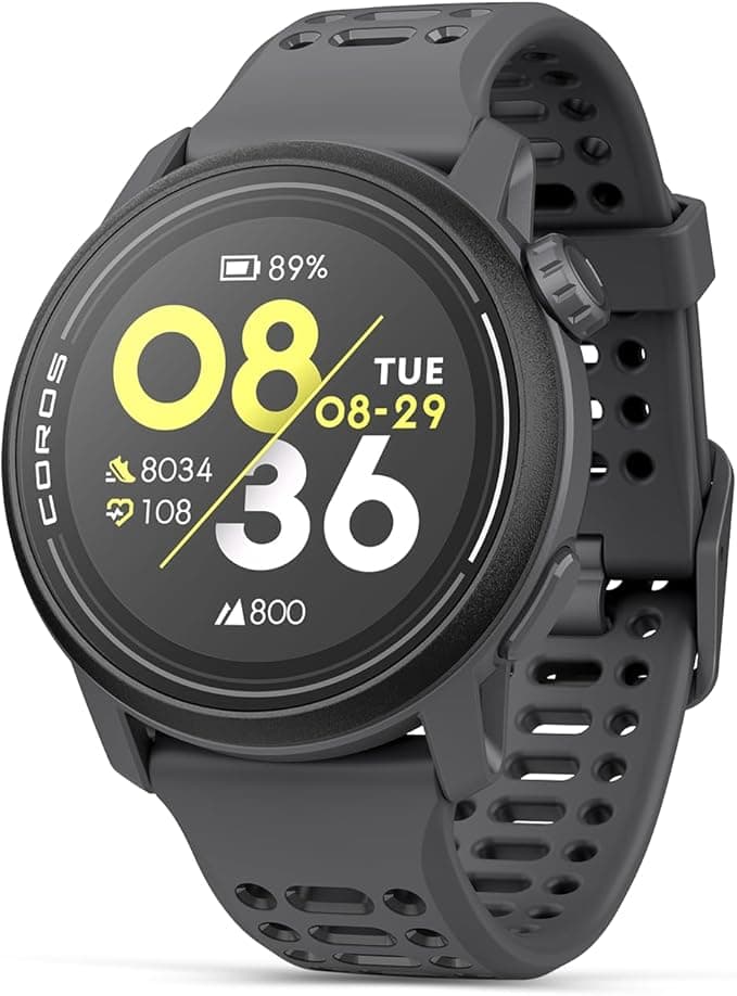 COROS PACE 3 GPS sport watch in black silicone