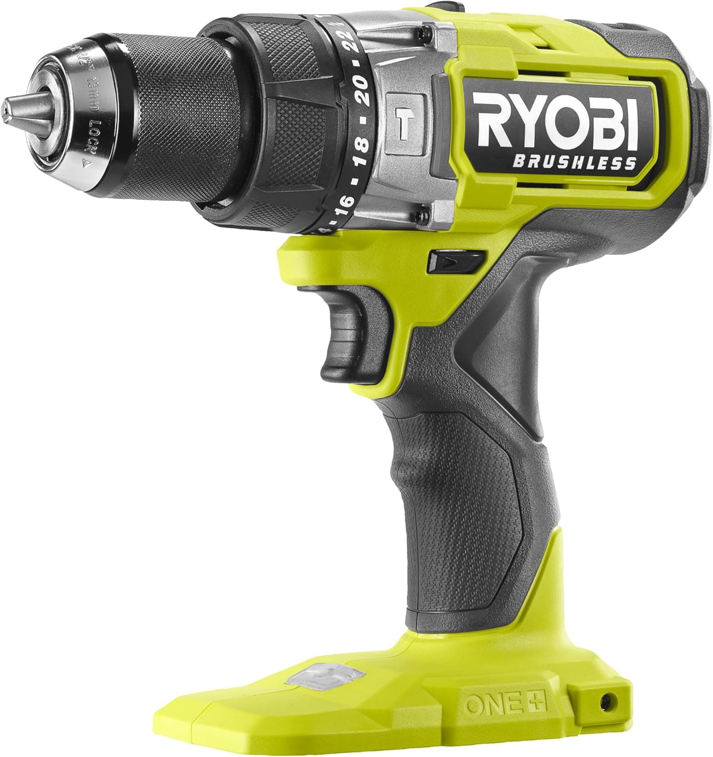 Ryobi RPD18BL2-0 brushless combi drill drilling into timber